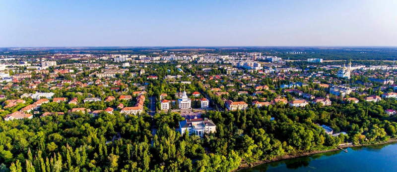 Image - Nova Kakhovka, Kherson oblast (panorama).